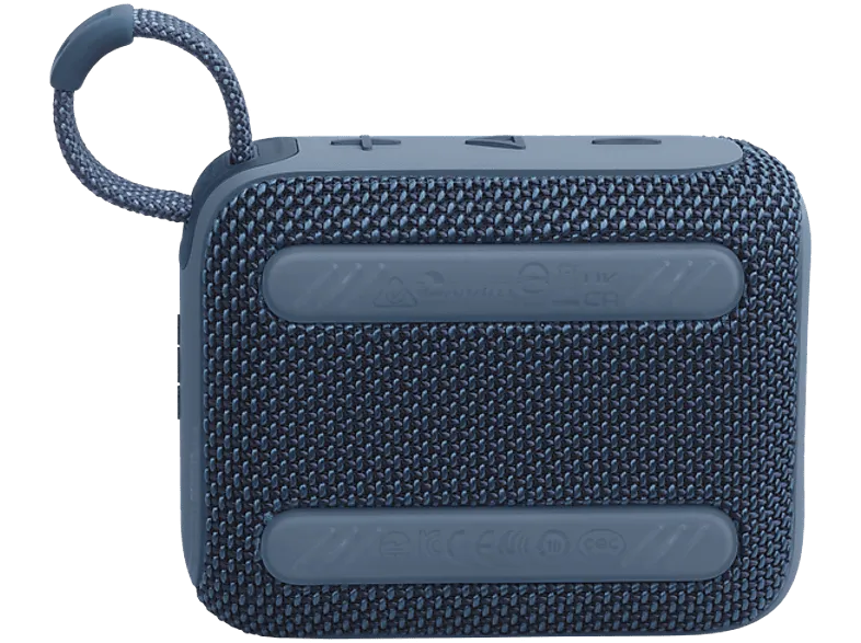 Altavoz inalámbrico - JBL Go 4, 4.2 W, Bluetooth, 7 h autonomía, Resistente al polvo y agua, Azul