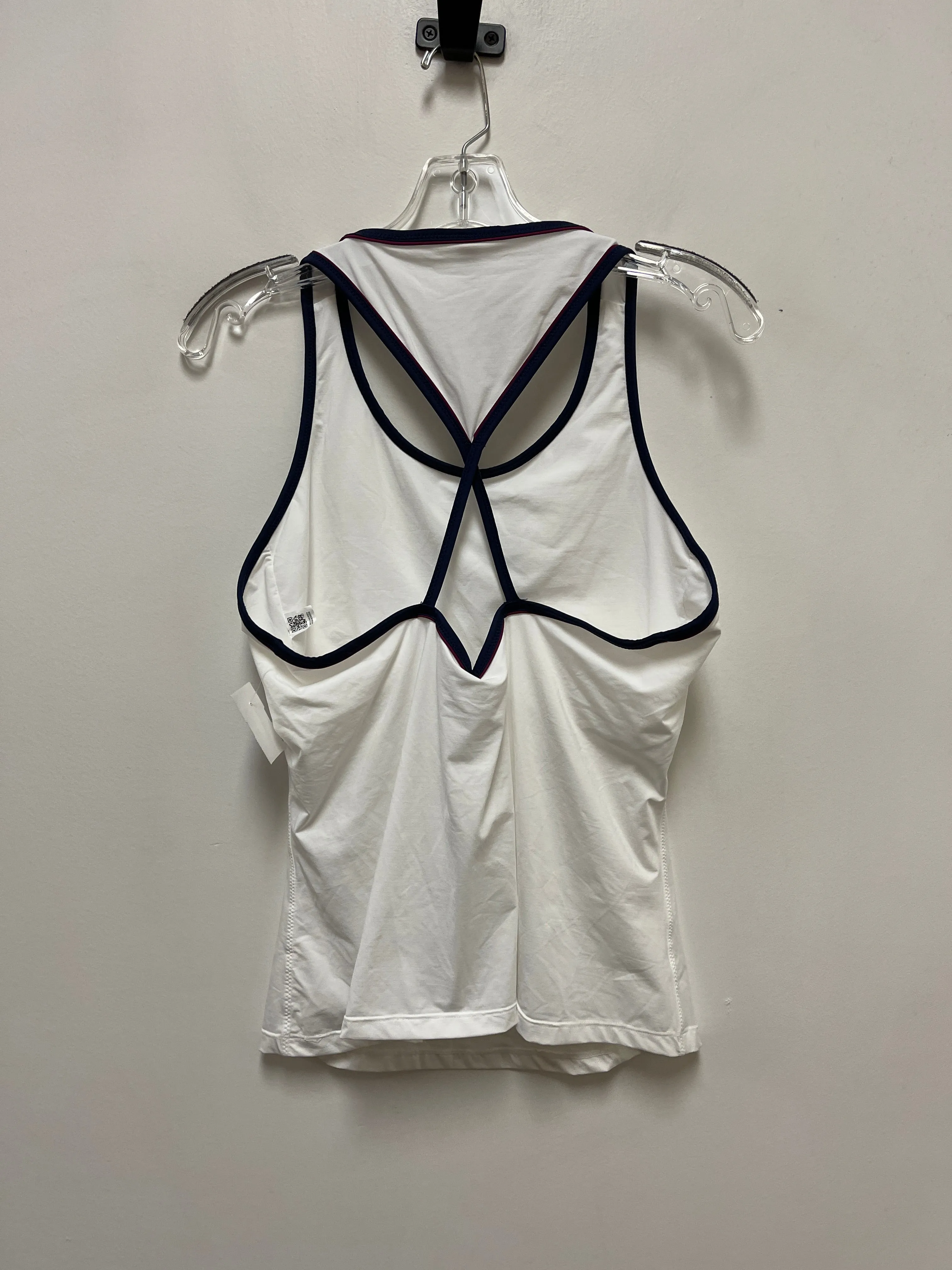 Athletic Tank Top By Fila In White, Size: L