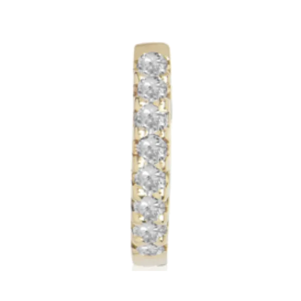 Diamond Eternity Huggie M