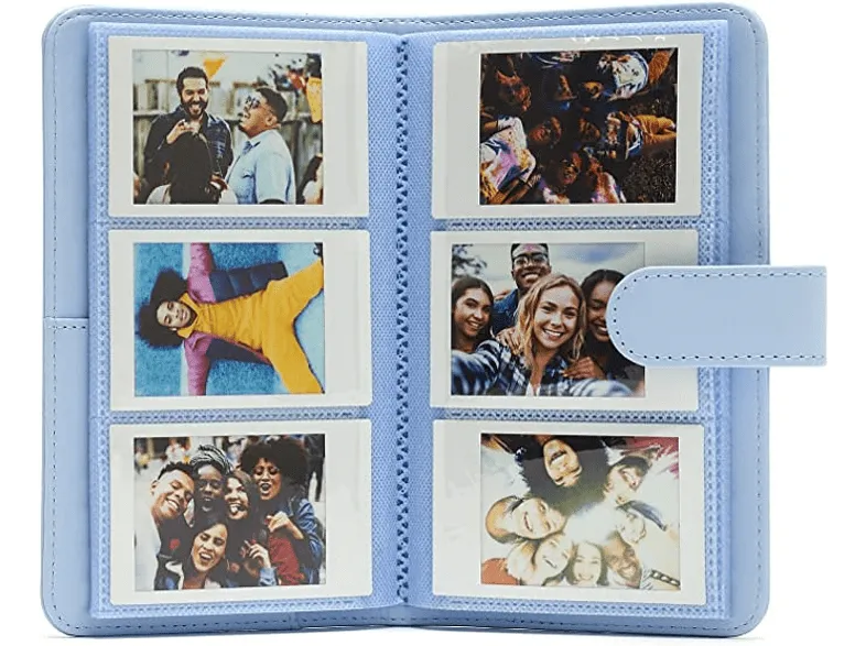 Álbum de fotos - Fujifilm Instax Mini, Para fotos de cámara instantánea, 180 fotos, Pastel Blue